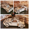 Personalised Laser Cut Toy Car