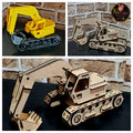 Personalised 3D Puzzle.. Wooden Laser Cut Digger