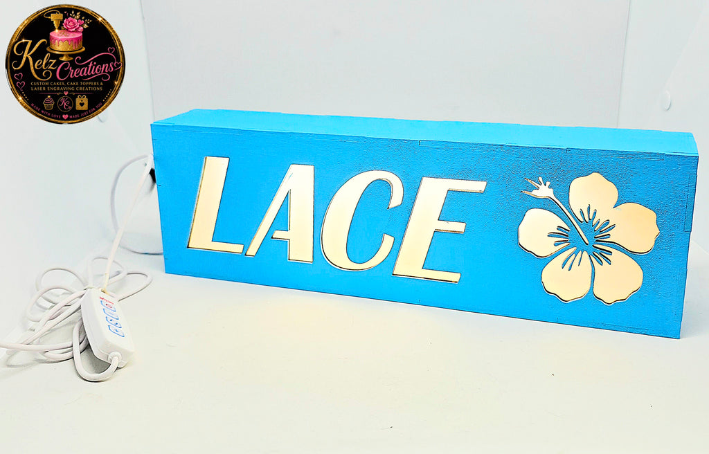 Personalised Name Light Box