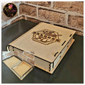 Personalised Wooden Book Storage Box