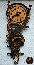 Viking themed wall clock