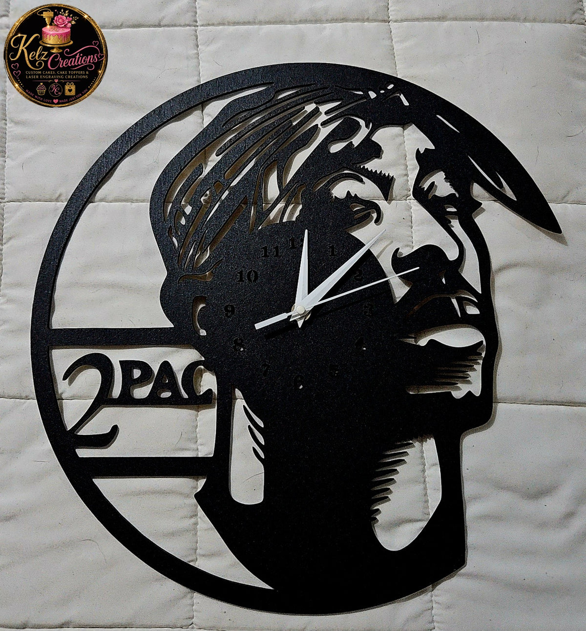 2Pac Themed wall clock