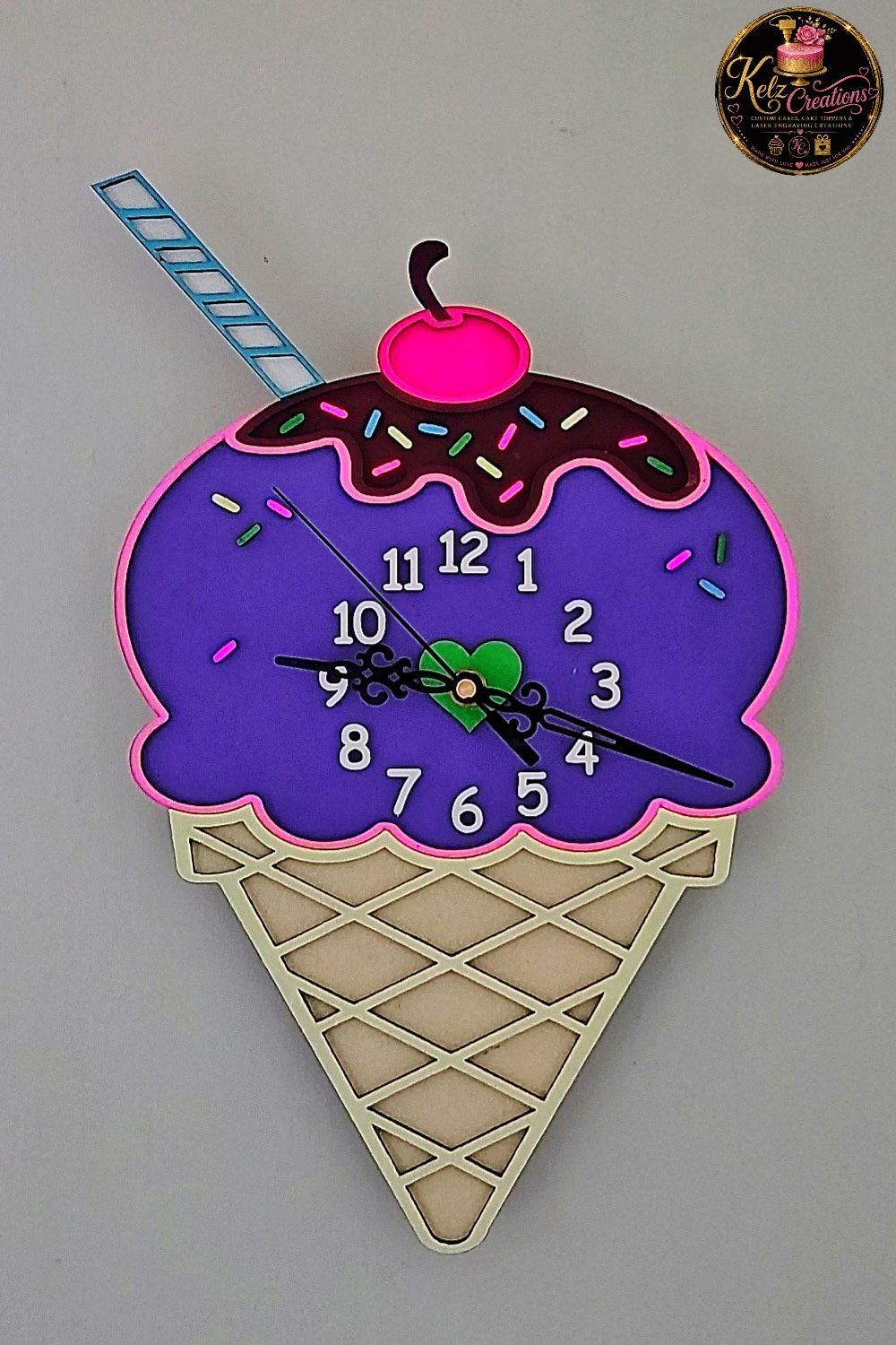 Gorgeous Icecream wall clock