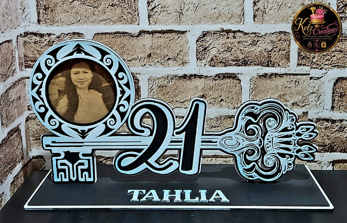 Personalised photo 21st key