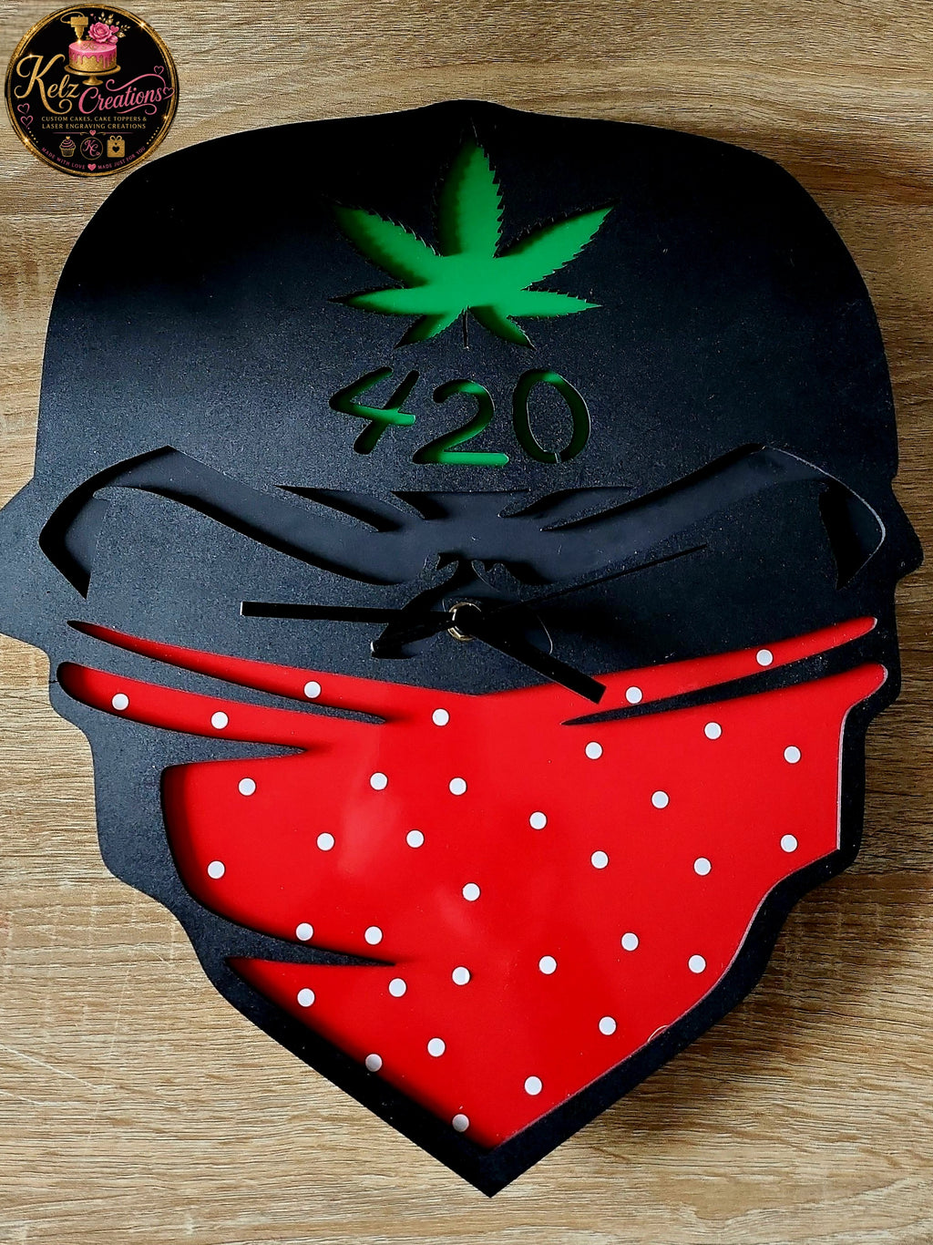 420 Themed wall clock