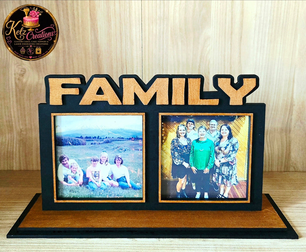 Personalised Laser Engraved Photo Frame