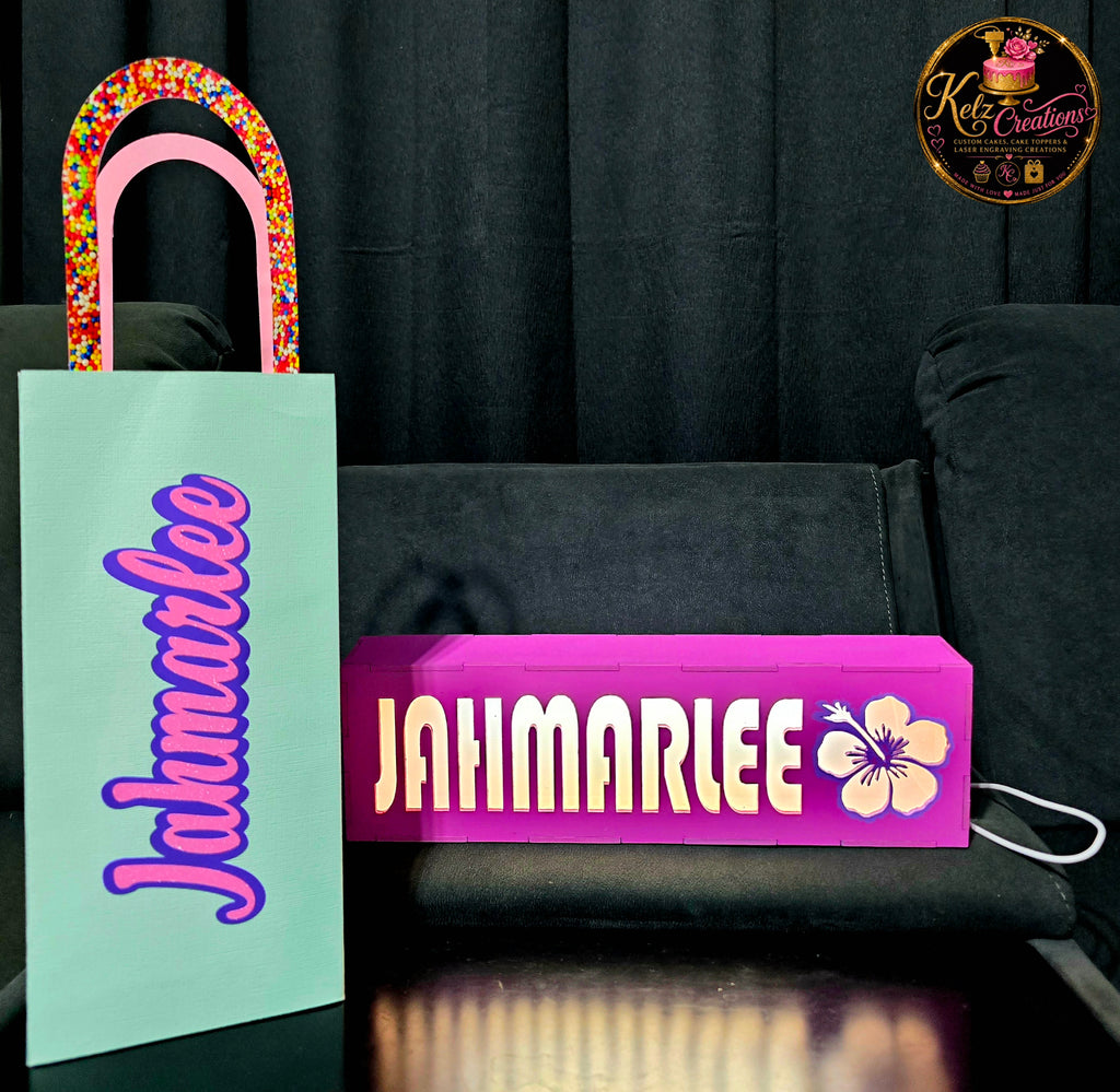 Personalised Name Light Box