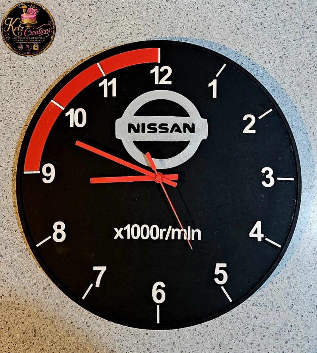 Nissan wall clock